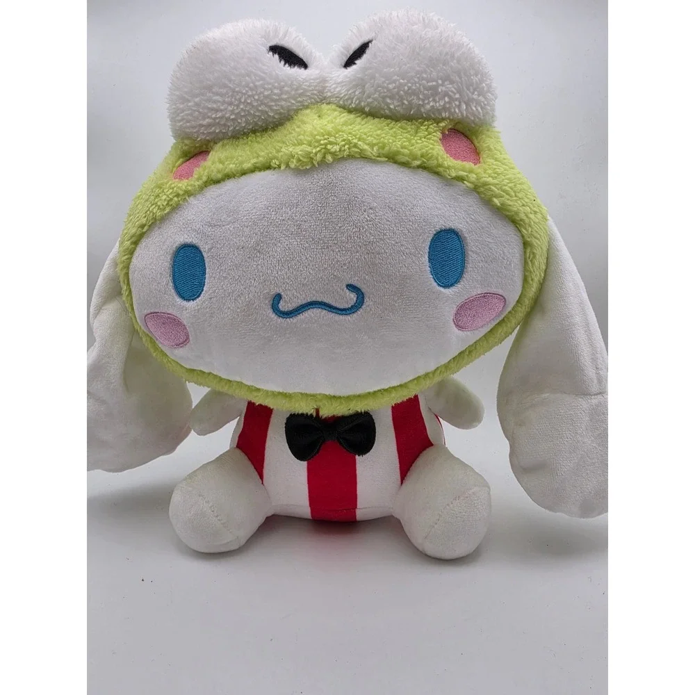 Sanrio Cinnamoroll Keroppi Crossover Plush Round1 Exclusive Green Frog Hood 10